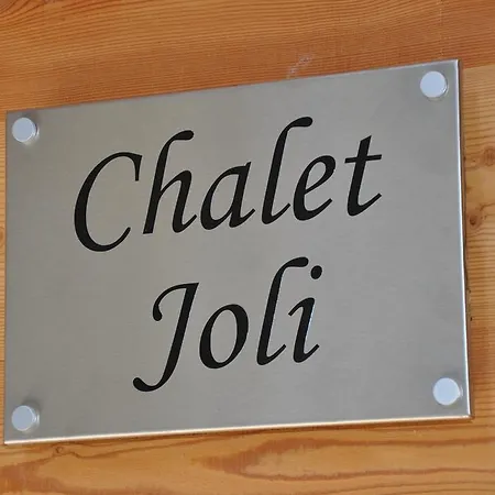Chalet Chalet Joli *